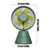 Personal Desk Fan 3 Speeds Personal Cooling Fan Lightweight Multifunctional Hot Weather Must Have For Picnic Table Bedside