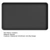 Silicone Coffee Bar Mat Anti-Slip Coaster Heat Resistant Thicken Tray Pad for Espresso Machine Station Multifunctional Kitchen Accessory