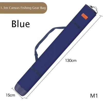 Folding Portable Fishing Rod Large-Capacity Bag Fishing Umbrella Bag Thickening Canvas Rod Bag Fishing Gear Accessories