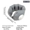 Portable Inflatable U-Shaped Neck Pillow for Travel, Office, Car & Airplane Nap Support