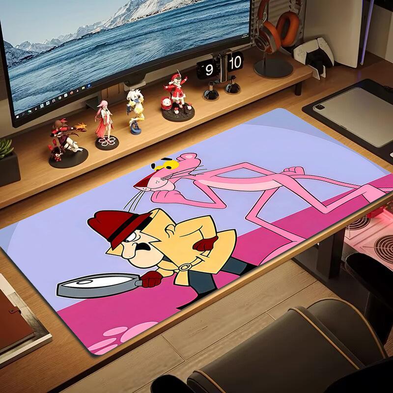 The Pink Panther2 Print  Cushion Non-slip Laptop Tablet Big Mousepad XXL Mat Mini PC Playmat With Lock edge