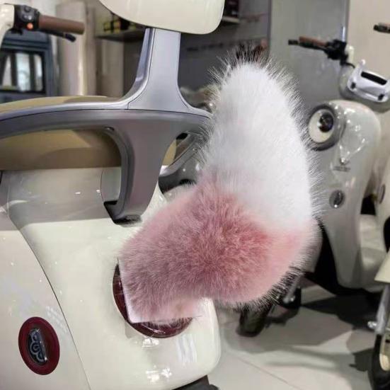 Remote Control Car Tail with Motion Sensor Plush Animal Tail for Vehicle Decoration And Cosplay USB Rechargeable Novelty Gift for Car Enthusiasts