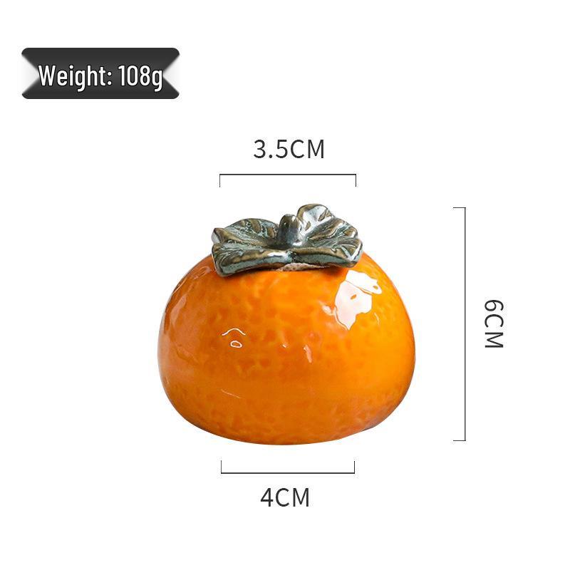 

Шиюань Цзиндэчжэнь Керамический оранжевый декор: Подарок на новоселье в скандинавском стиле Orange Jar #1 - Tangerine Red