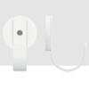 Sturdy ABS and Iron Materials White Magnetic Hook Portable Accessory for Home and Office Supplies Craft Enthusiasts