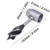 Protective Bag Manual Auger Drill Bit 25mm Hand Hole Maker Hand Auger Wrench  For Woodworking