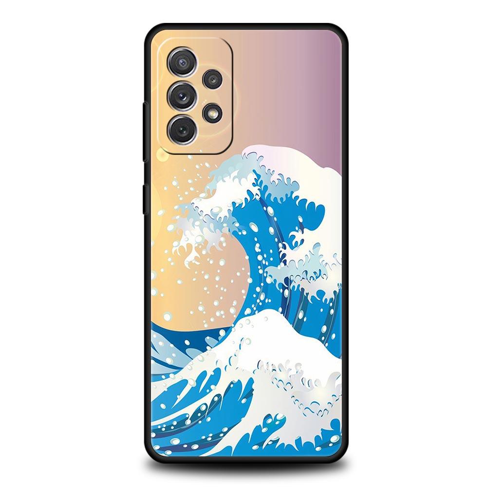 The Big Wave of kanagawa Phone Case For Samsung Galaxy A73 A53 A33 5G A13 A23 A21s A03 A11 A31 A41 A51 A52 A71 M21 M31 A01 Cover