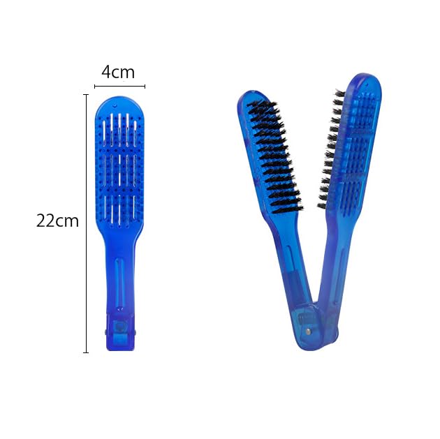 Twin Straight 22 X 4 Foldable Comb Hair Brush Brush, Brush, Double-Sided Brush, NAKAMARU, Cm,
