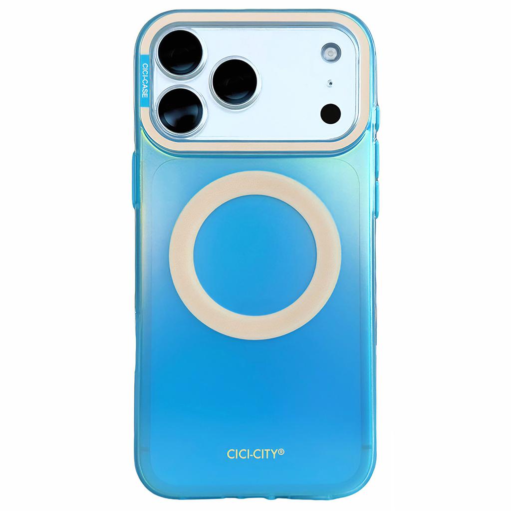CICI-CITY For iPhone 17 Pro Magnetic Case Compatible with MagSafe PC + TPU IMD Phone Cover