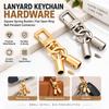 Alloy Lobster Clasps Rotatable Bags Pendant Hooks Leather Cord End Caps  Jewelry Accessories