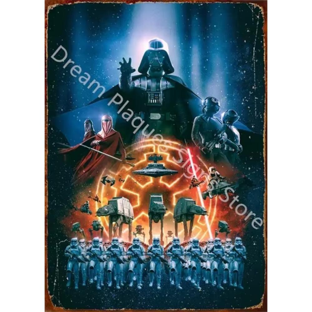 Movie Vintage Metal Sign Retro Cinema Wall Art Poster for Home Room Decor Aesthetic Wall Decoration Plaque Gift for Movie Lovers