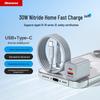 30w gan dual port charger + 60w type-c cable (1m)