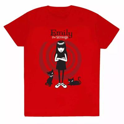 Camiseta Emily the Strange Swirl Mercadoria Oficial NOVA