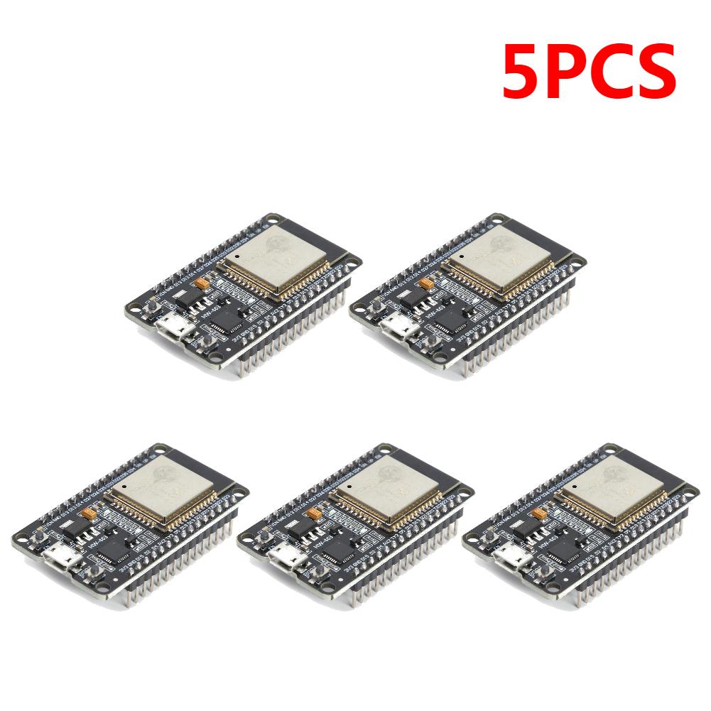 ESP32 WROOM-32 Development Board 5V USB/Type-C CH340C WiFi+Bluetooth Ultra-Low Power Consumption SPI Flash Wireless Module