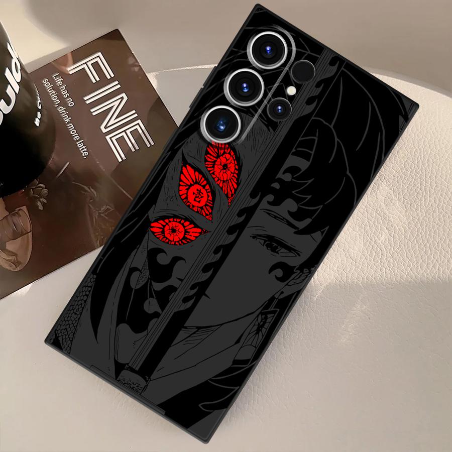 Soft Back Phone Cover Case for Samsung Galaxy S20 S25+ S22 S24+ S25 Ultra S23 FE S24 Plus S9 S21 Hot Demonss Anime Slayers