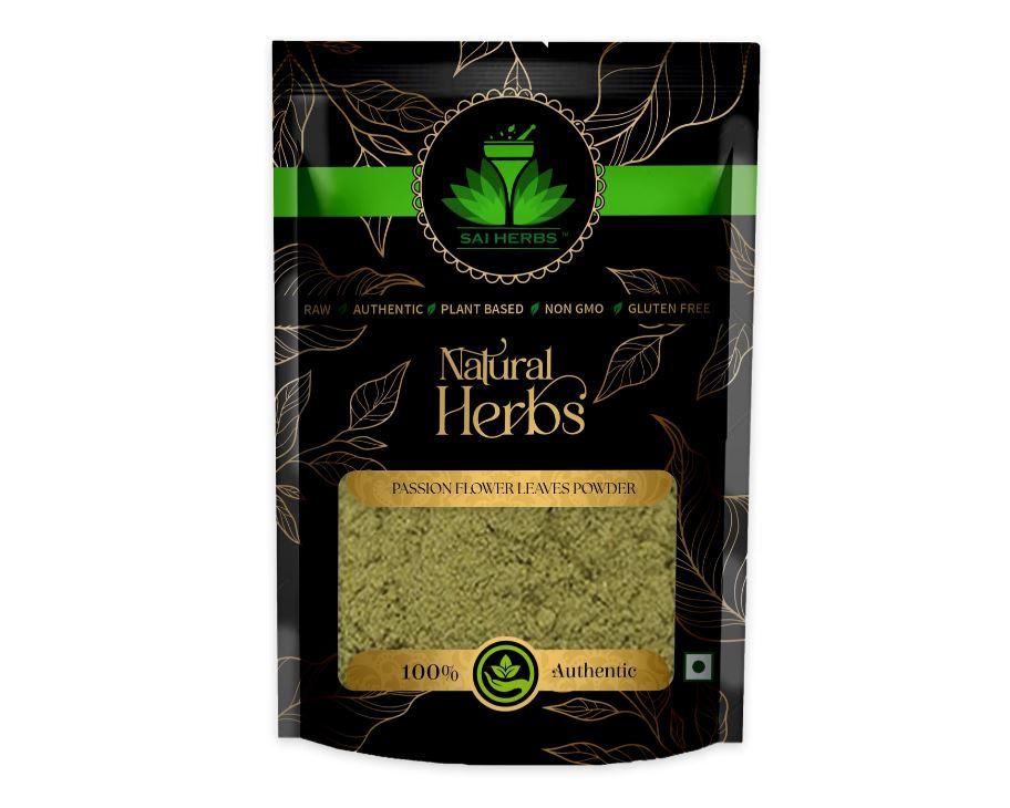 SAI HERBS Passion Flower Leaves Powder - Pure & Natural (250 g)