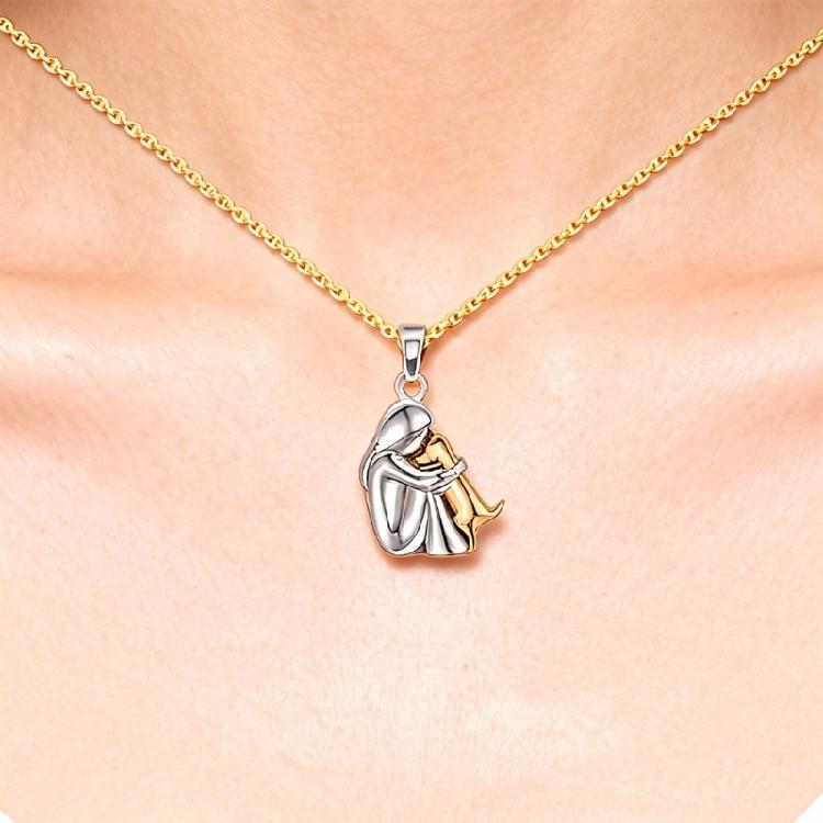 Pendant Necklace Great Gift for Dancers Cheerleaders Daughter Stainless Steel Lightweight Neckchain Jewelry