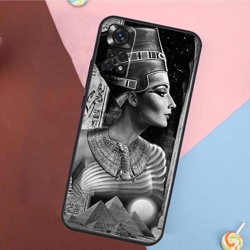 Egypt Nefertiti Anubis Ankh Cover For Xiaomi Redmi Note 13 Pro 14 12 11 9 10 9S 10S 11S 12S Redmi 10C 12C 13C 14C Case