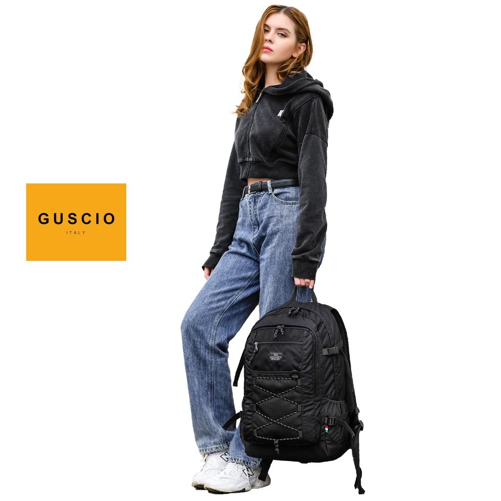 [Used In TV Dramas] [Guccio] Large Capacity Backpack for Women, Casual, Outdoor, Lightweight, Water Repellent, for Commuting, School, A4, Travel,