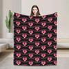 Warm Vintage Style Throw Blanket by Jonathan Bailey  Soft Flannel Decorative Bedspread for Couch Chair or Sofa Cover
