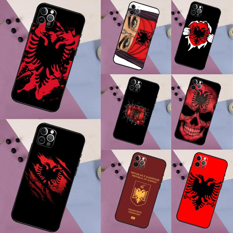 Albanian Flag Eagle Case For Oppo A5 Pro A15 A17 A57 A77 A18 A38 A58 A78 A98 A94 A74 A54 A16 A76 A96 A40 A60 A80