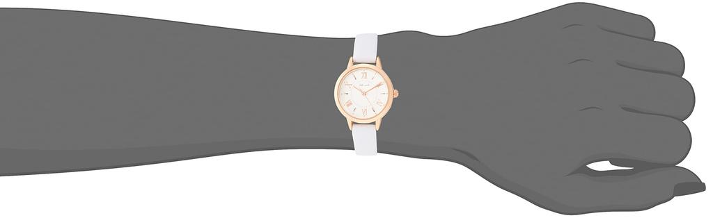 Fieldwork Analog Patre Pink Gold with Leather Blue Watch, Strap, JN002-4, Women's,