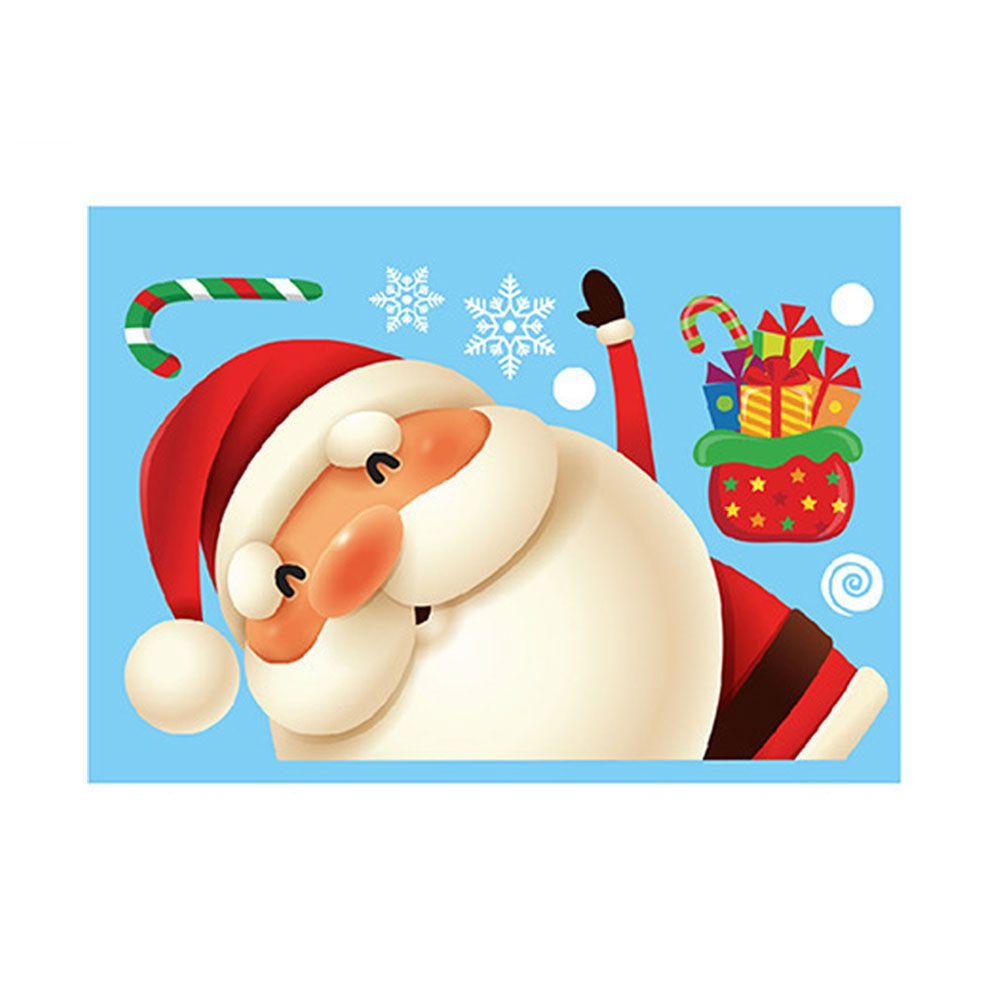 PVC Film Deer New Year Merry Christmas Xmas Wall Stickers Decals