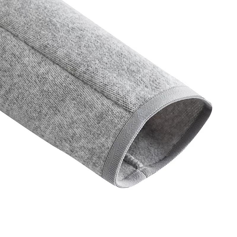 Anta Winter Polartec Fleece Knitted Cotton Jacket Unisex Jacket Chip-Gray Double-Dyed-Flower-Gray 152546708-1