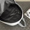 School bag 2025 new solid color simple backpack college student Korean version school bag versatile simple casual fashion backpack