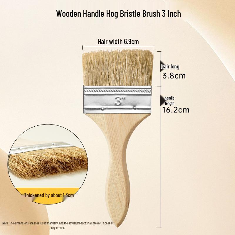 Multifunctional Nylon Brush: BBQ, Paint, Cleaning, 1-12 Plate Sizes