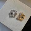 Zircon Star Ear Clips for Women - Stylish, Piercing-Free, High-End Earring Design