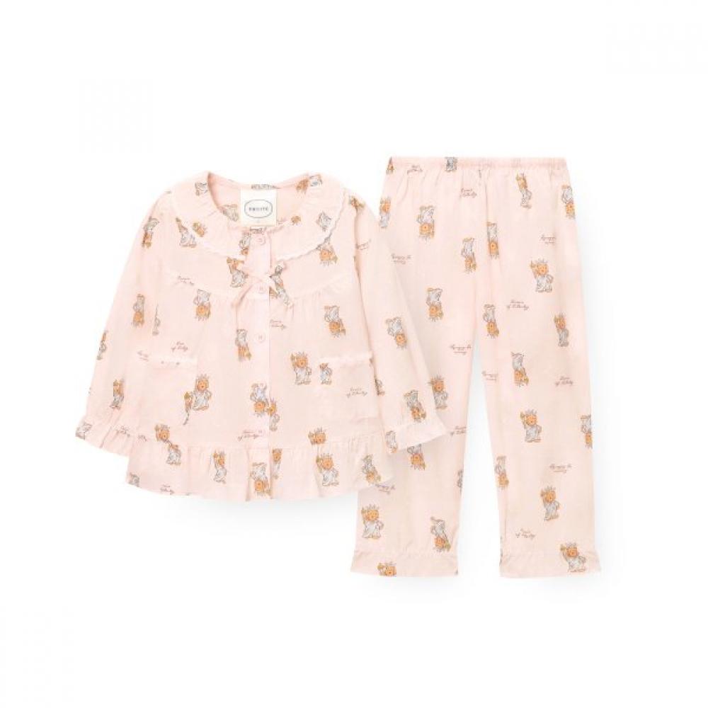 Orcite Girls Long Sleeve Pajama Set G007