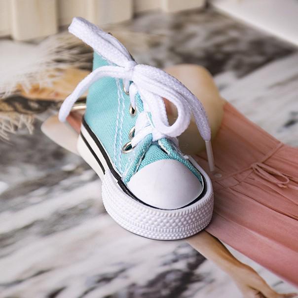 Colorful Canvas Shoes Keychain - Creative Casual Bag Pendant & Car Key Accessory Gift