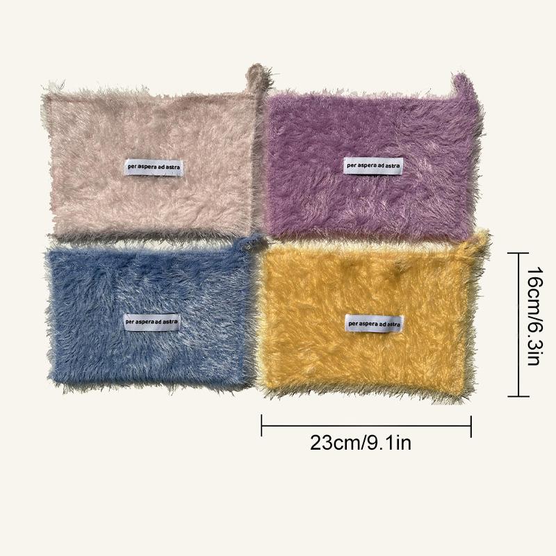 1Pc Toilet Paper Storage Nordic Style Thread Plush High Quality Tissue Bag Holder Solid Color Napkin Boxes