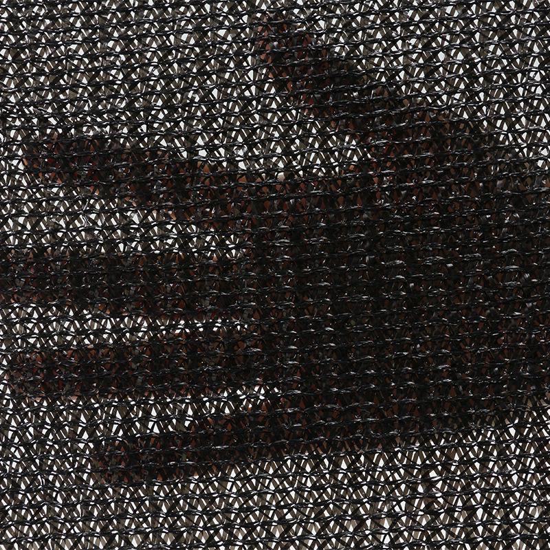 Verdicktes schwarzes Sonnenschutznetz für Balkon, Dachterrasse, Innenhof und Gartenkühlung und Wärmeisolierung