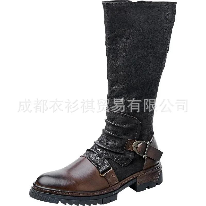 Fashion Retro Women Boots Medieval Leather Shoes for Women Middle Ages Ankle Boots Victorian Renaissance Men Boots Cosplay Shoes Women