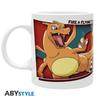 Mug - gye - charizard type - pokémon - intérieur - adulte - rouge