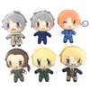 10cm Hetalia Axis Powers Mini Pelúcia Pingente Alfred F. Jones Arthur Kirkland Brinquedo de Pelúcia para Cosplay para Fãs de Anime