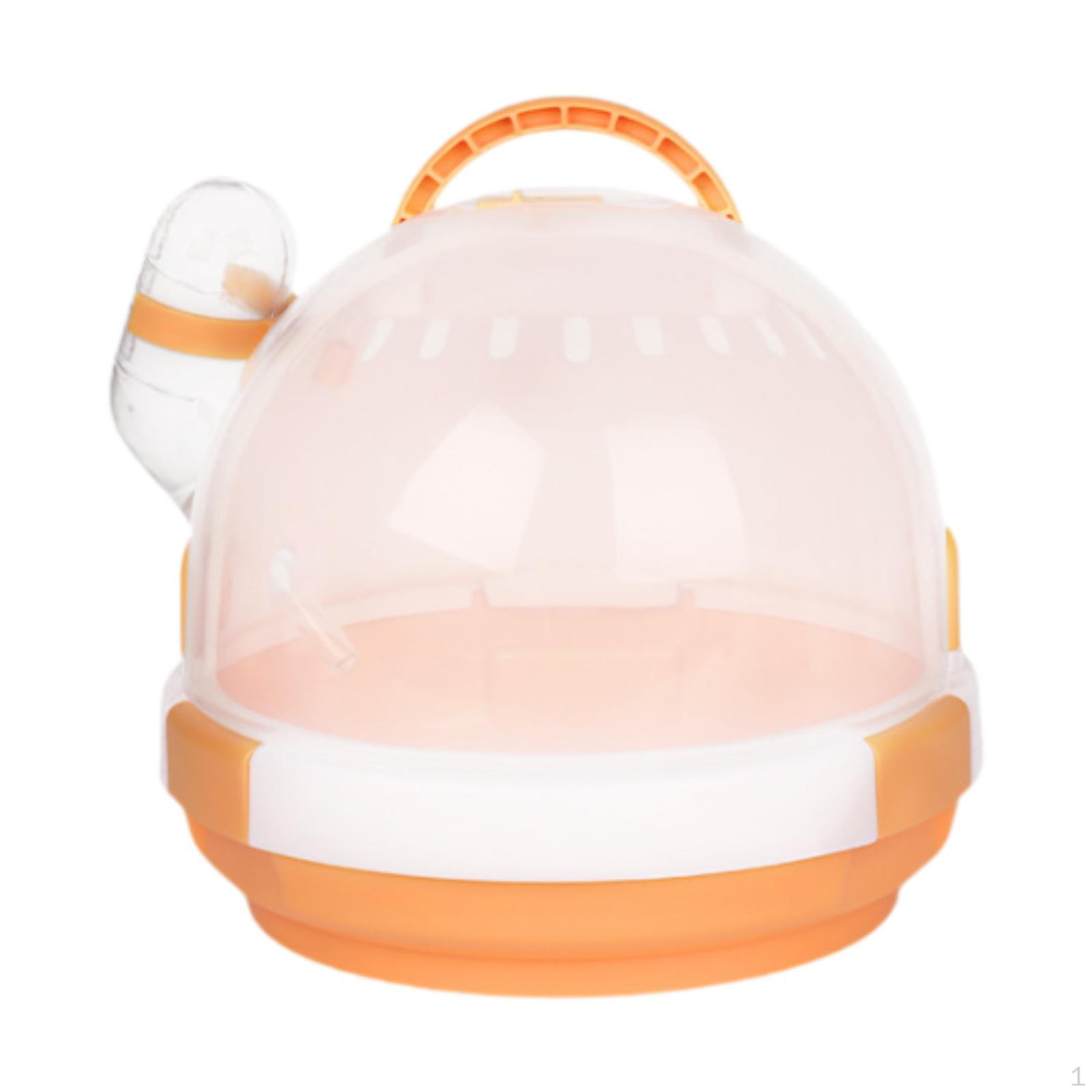 

Hamster Carrier Cage Portable Small Animal Carry Winter Nest for Mice оранжевый