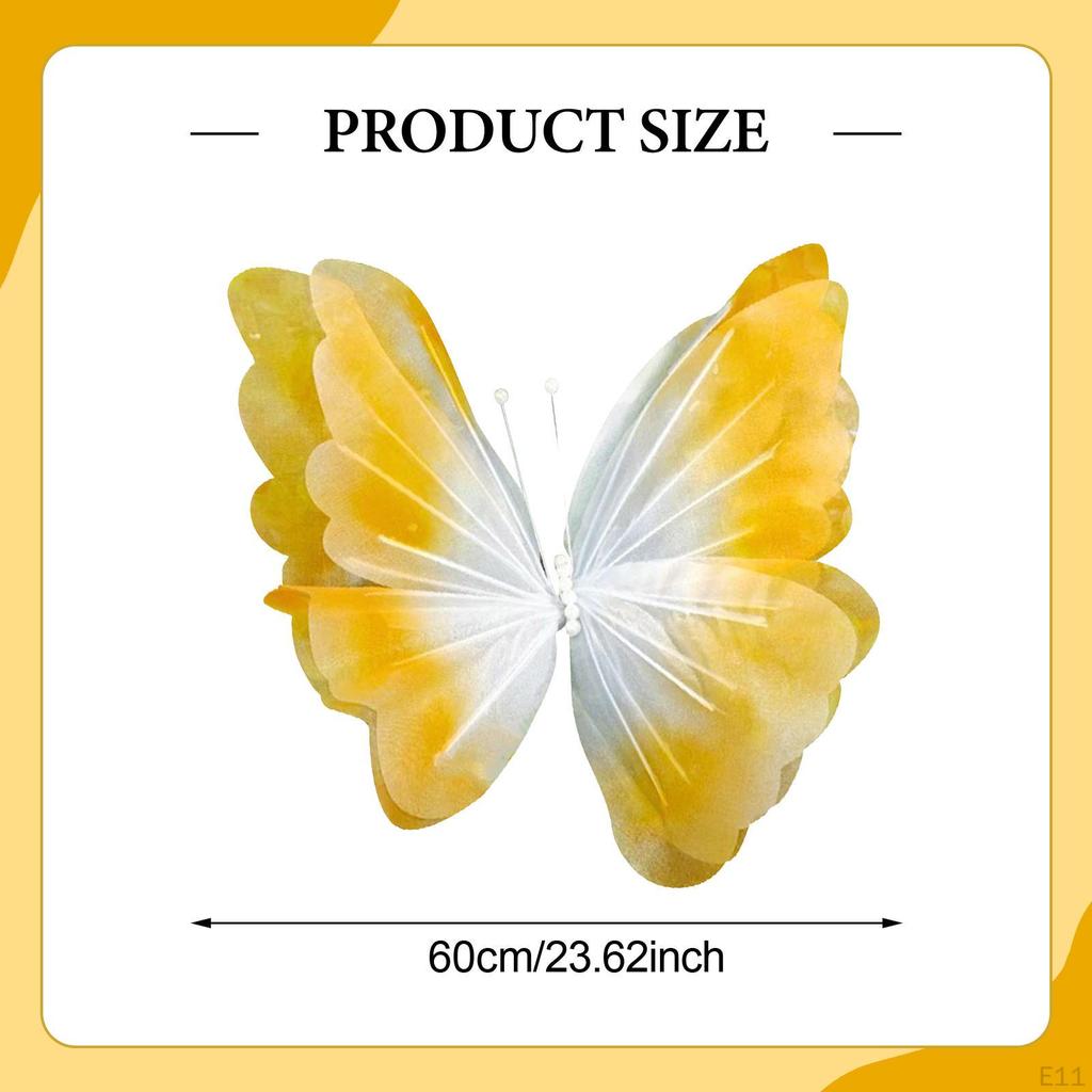 Artificial Butterfly Decoration Wedding Accessory Party Ornament Wall Decor Birthday