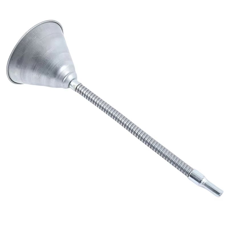 

A60zcar Van Tools Petrol Funnel 34Cm Flexible Metal Oil Water Fuel Pour Spout For Engine Oil, , For Engine Fluidsmay серебряный