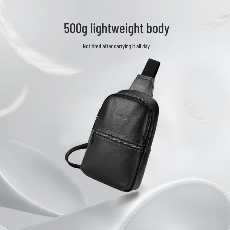 Navigare Men's Leather Chest Bag