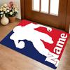 Custom Football Player Area Rug Living Room Nonslip Soft Carpet For Bedroom Game Playroom Sofa Office Home Decor Doormat Christmas Gift C10372