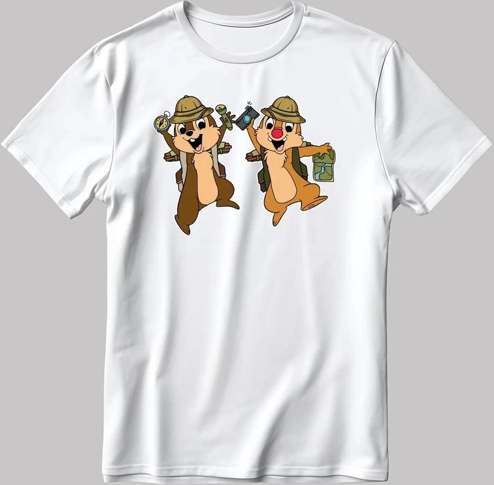 Chip And Dale Adventure Trip White TShirt S