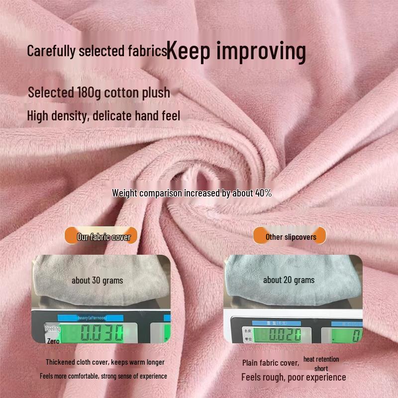 Thickened Reusable Hot Water Bottle with Anti-Scald Cover