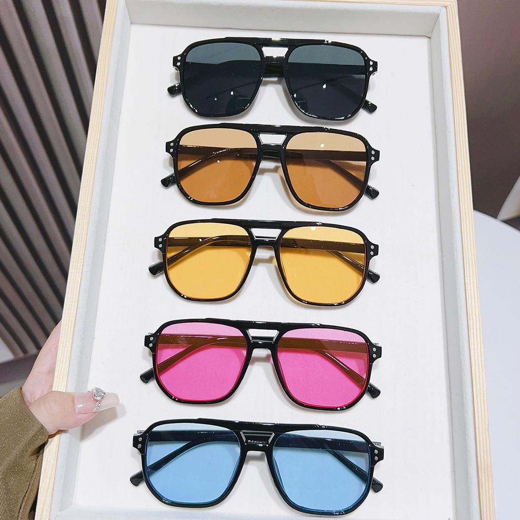 Neue Vintage Damen Sonnenbrillen Herren Quadratische Tönungen Marken Designer Unisex Sonnenbrillen Schwarze Gläser Männlich Weiblich Sonnenbrillen UV400