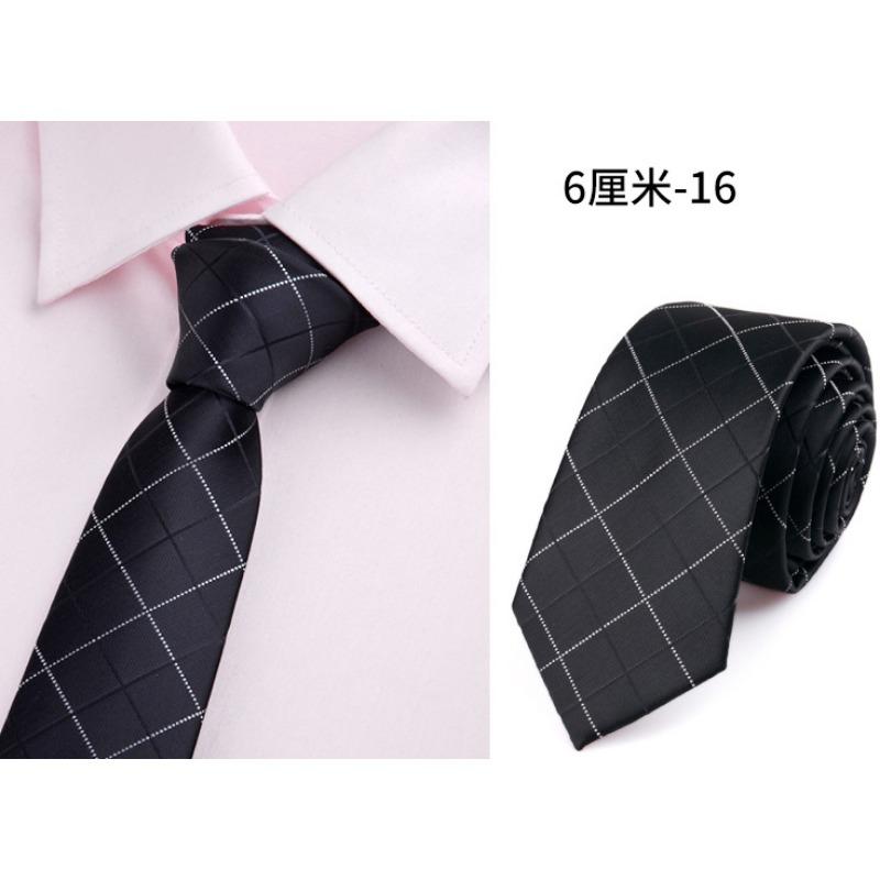 Men'S Business Accessories Tie Men'S Accessories Polyester 6 Cm Tie