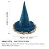 1pc Halloween Woman Witch Hat Costume Hat for Party Coseplay Masquerade Hat Festival Decoration Accessories Halloween Wizard