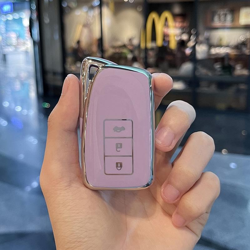 TPU Car Key Case Cover For Lexus RX350 NX300 Es300h Rx450h GS300 GX470 IS250 ES350 GX460 Nx300h Is300h Auto Keychain Accessories