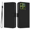Solid Color Leather Flip Case On For Coque Motorola Moto Edge 70 60 50 40 Pro Fusion Ultra Neo 60 Stylus Wallet Phone Back Cover