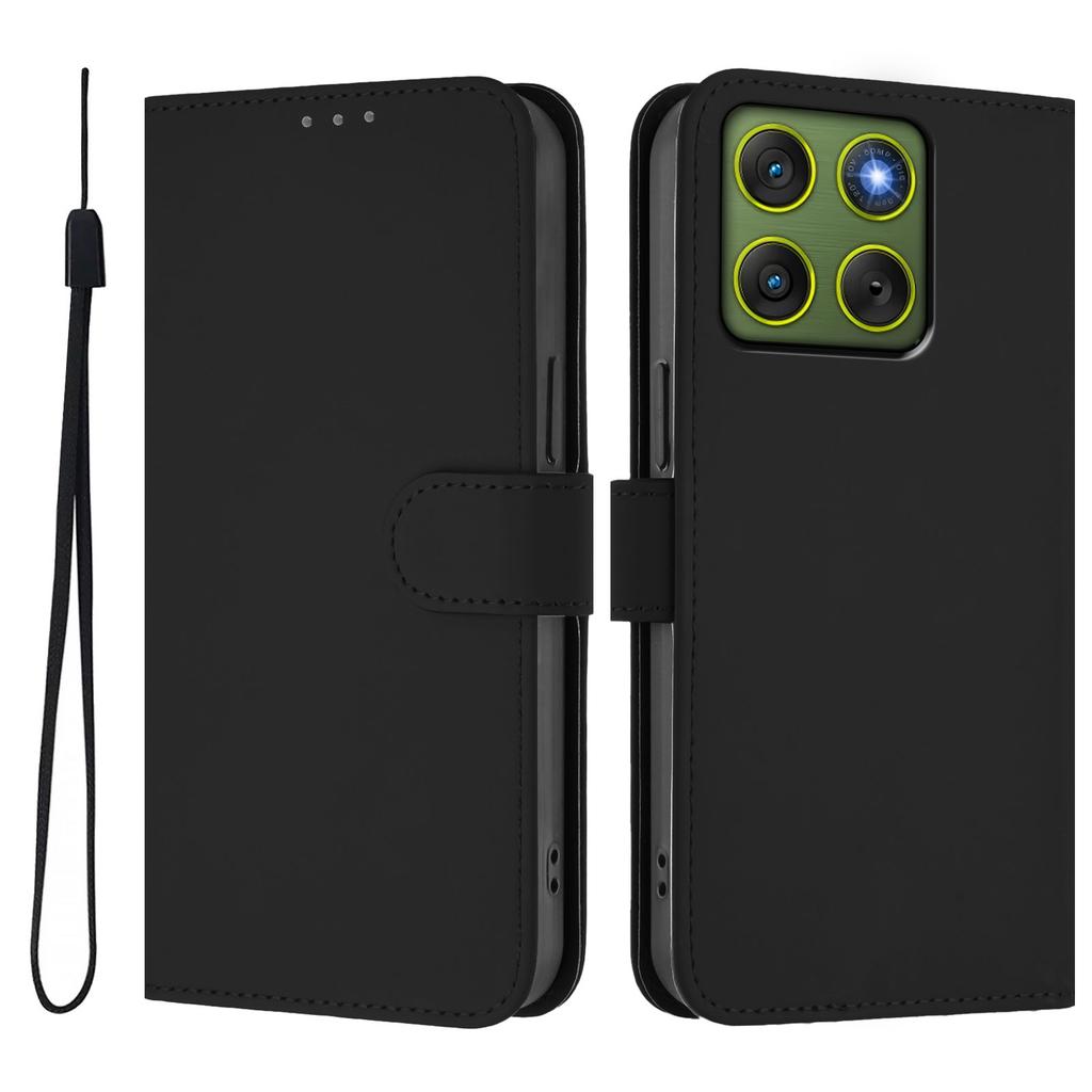 Solid Color Leather Flip Case On For Coque Motorola Moto Edge 70 60 50 40 Pro Fusion Ultra Neo 60 Stylus Wallet Phone Back Cover